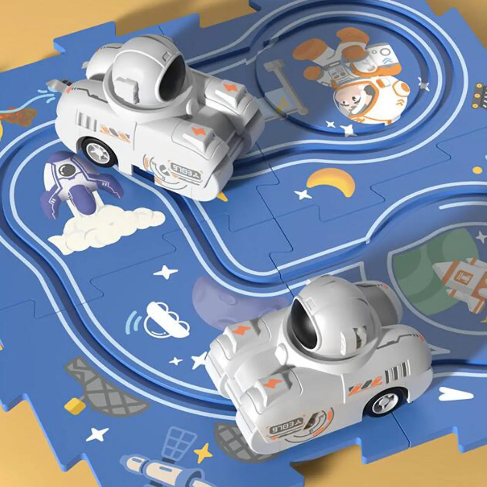

Kids Educational Puzzle Tracks STEM Rail Car Building Toy Set for Boys Learning Montessori Activity Ages 3 Years