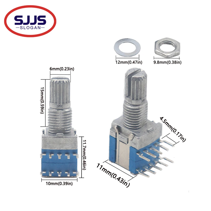 【5-1PCS】RS1010 Band Switch Rotary Switch Gear Change Switch 1 Pole 5 Position 2 Pole 3 /4 Position