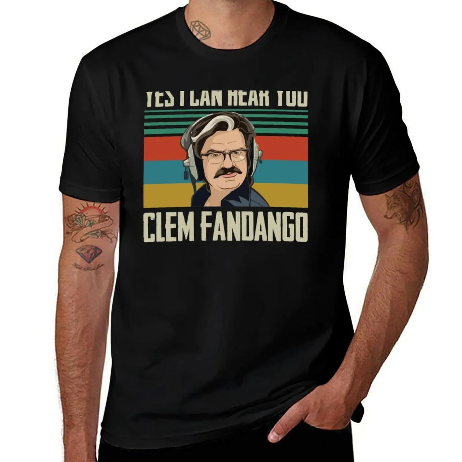 TOAST OF LONDON, MATT BERRY JE PEUX VOUS ENTENDRE CLEM FANDANGO T-Shirt Big Size Short Sleeve Tee for Men