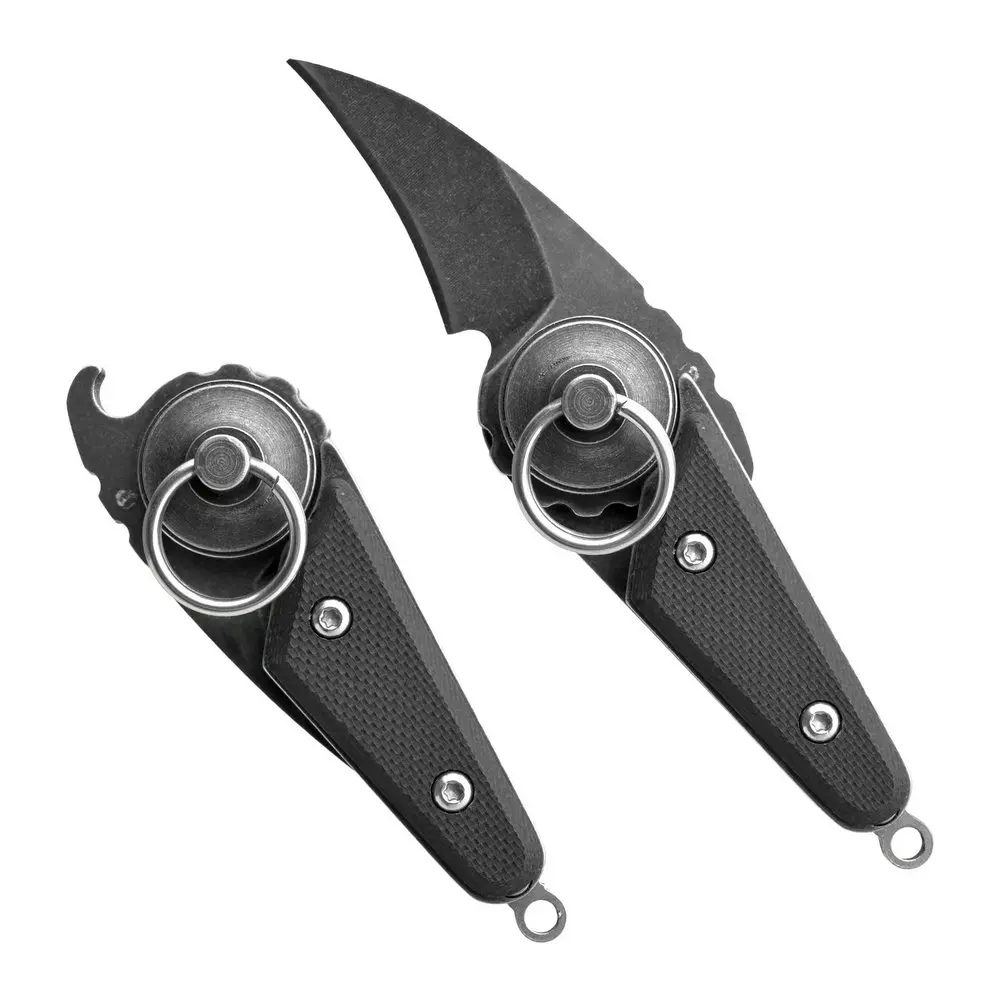 

Складной нож TRSKT 440C, мини-карманные ножи, шейные ножи Edc, нож для кемпинга на открытом воздухе, ножи для распаковки, инструмент Edc, ручка G10