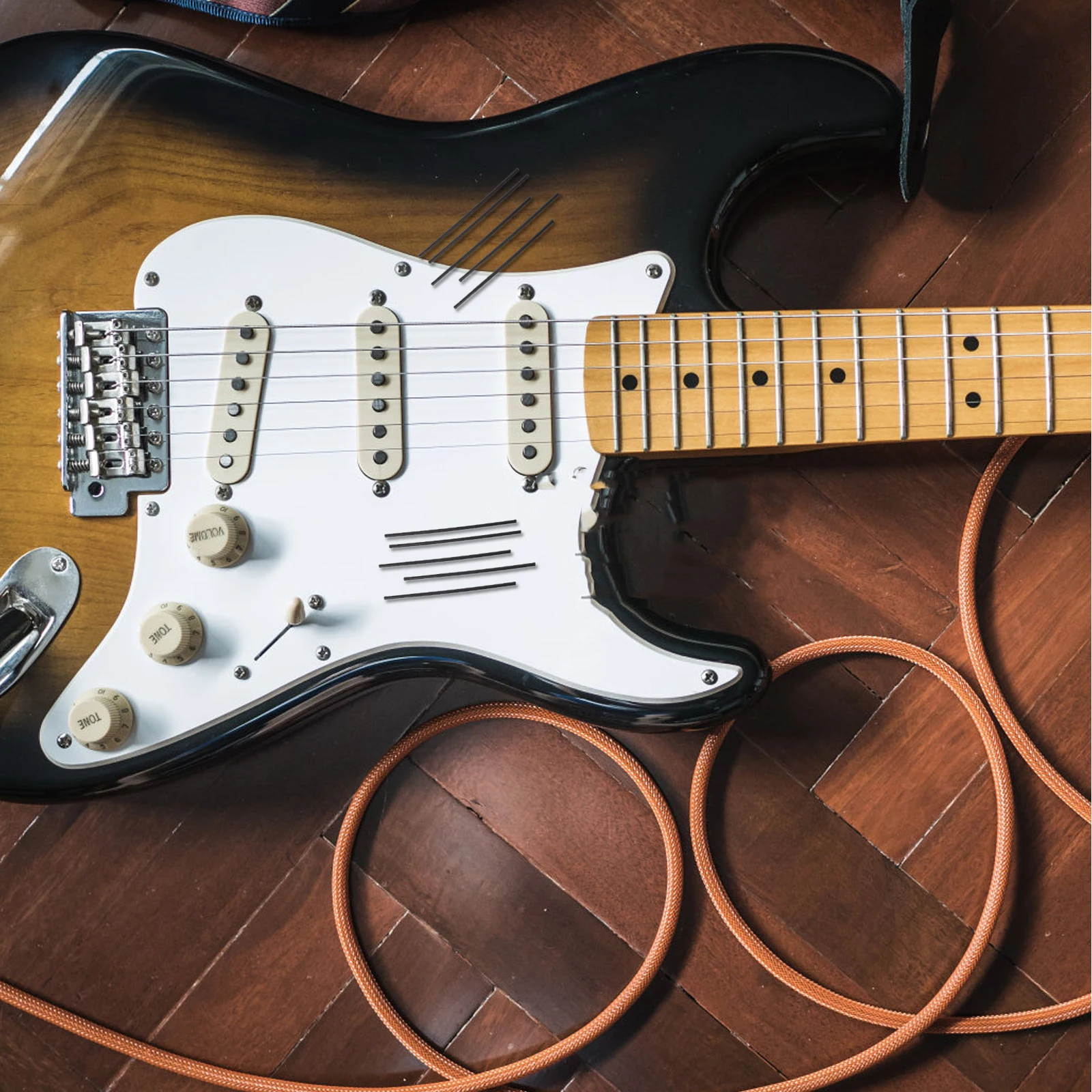 

10Pcs Guitar Fingerboard Side Dot Markers Accurate Visibility Fretboard Inlays Side Dots for Guitar Replacement Parts Music