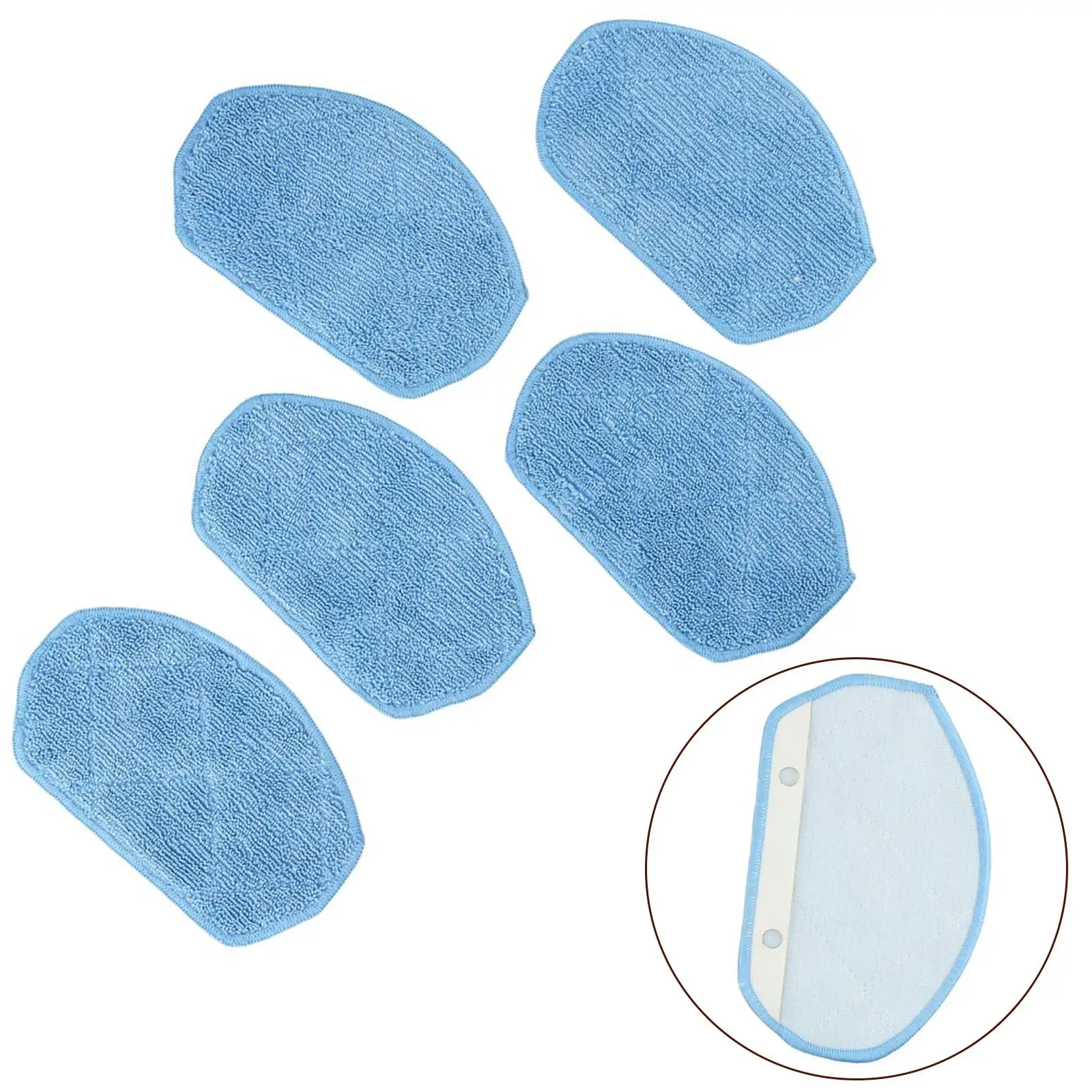 5/2 قطعة ممسحة القماش تنظيف خرقة ستوكات الصوف التطهير القماش امتصاص الماء القوي ل ميديا VCR04W جهاز آلي لتنظيف الأتربة جزء