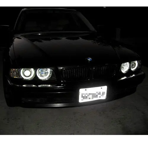 White LED Lights Angel Eyes Ring Marker Bulbs For BMW E39 E60 E63 X5