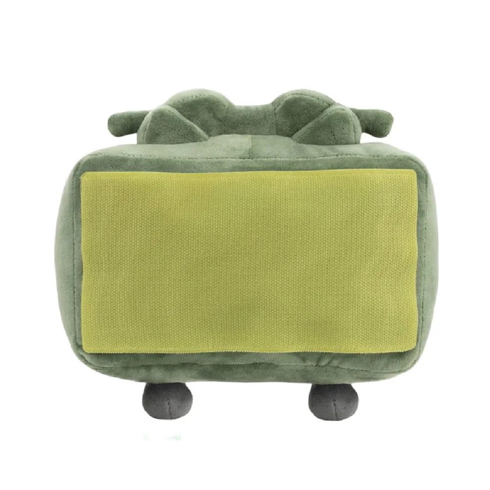 Hot Clay the Claymore Plush Doll Kawaii Green Square Doll Pillow Accessories Gift Collection Model For Kid Birthday Gifts 20cm