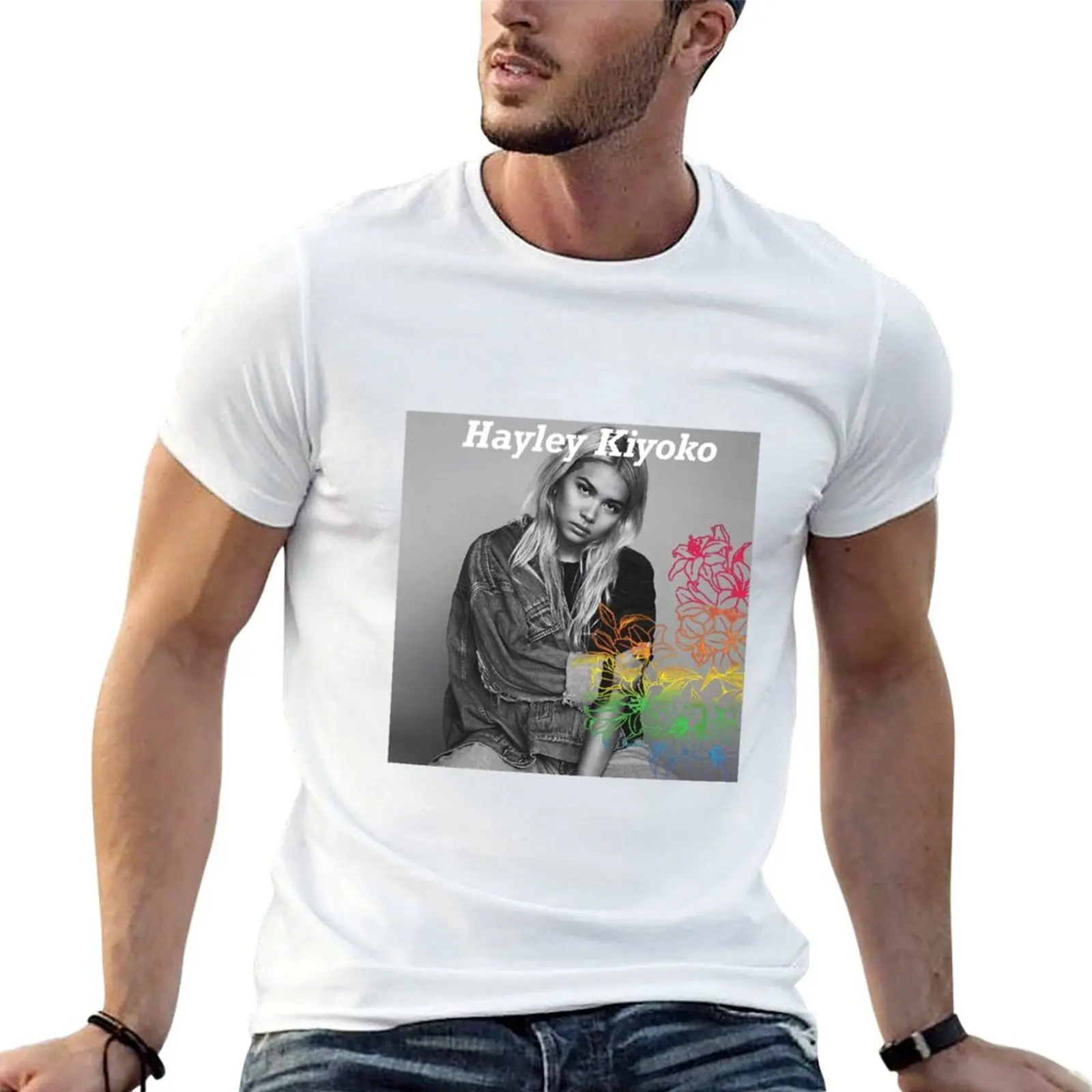 Hayley Kiyoko Pride Flowers T-Shirt topping cute clothes funny t shirts for men