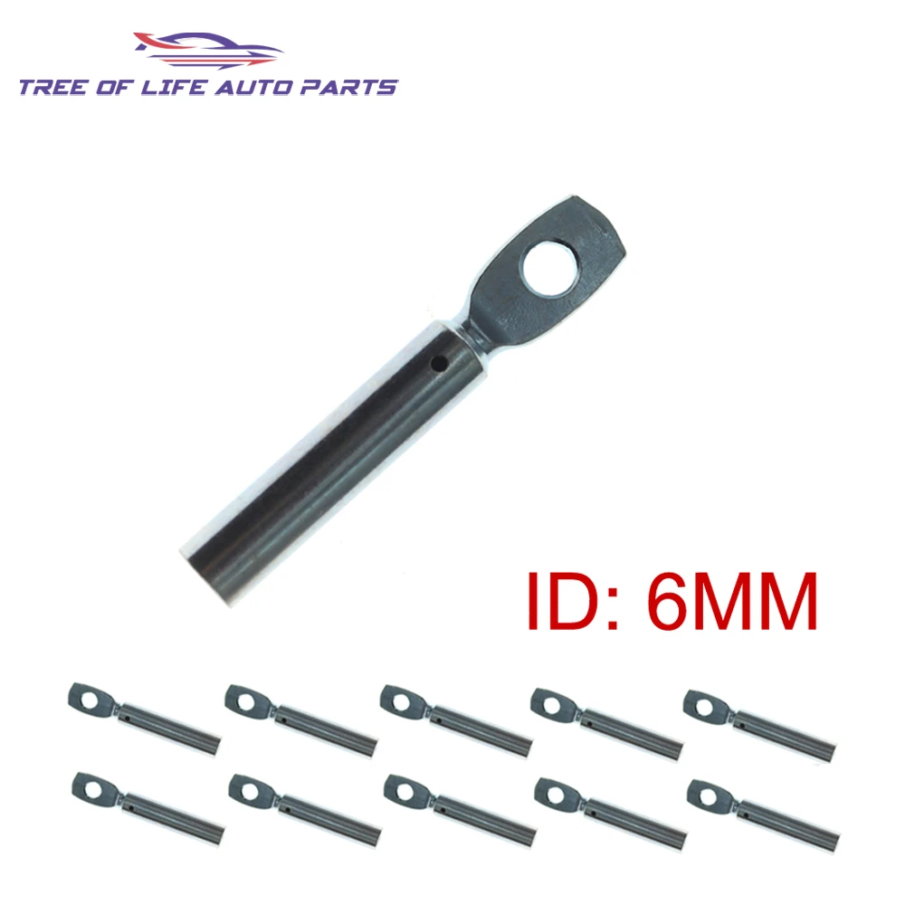 

10pcs Universal Actuator End Fitting/ Rob End-short type For TB25 GT25 GT22 GT20 ID 6MM