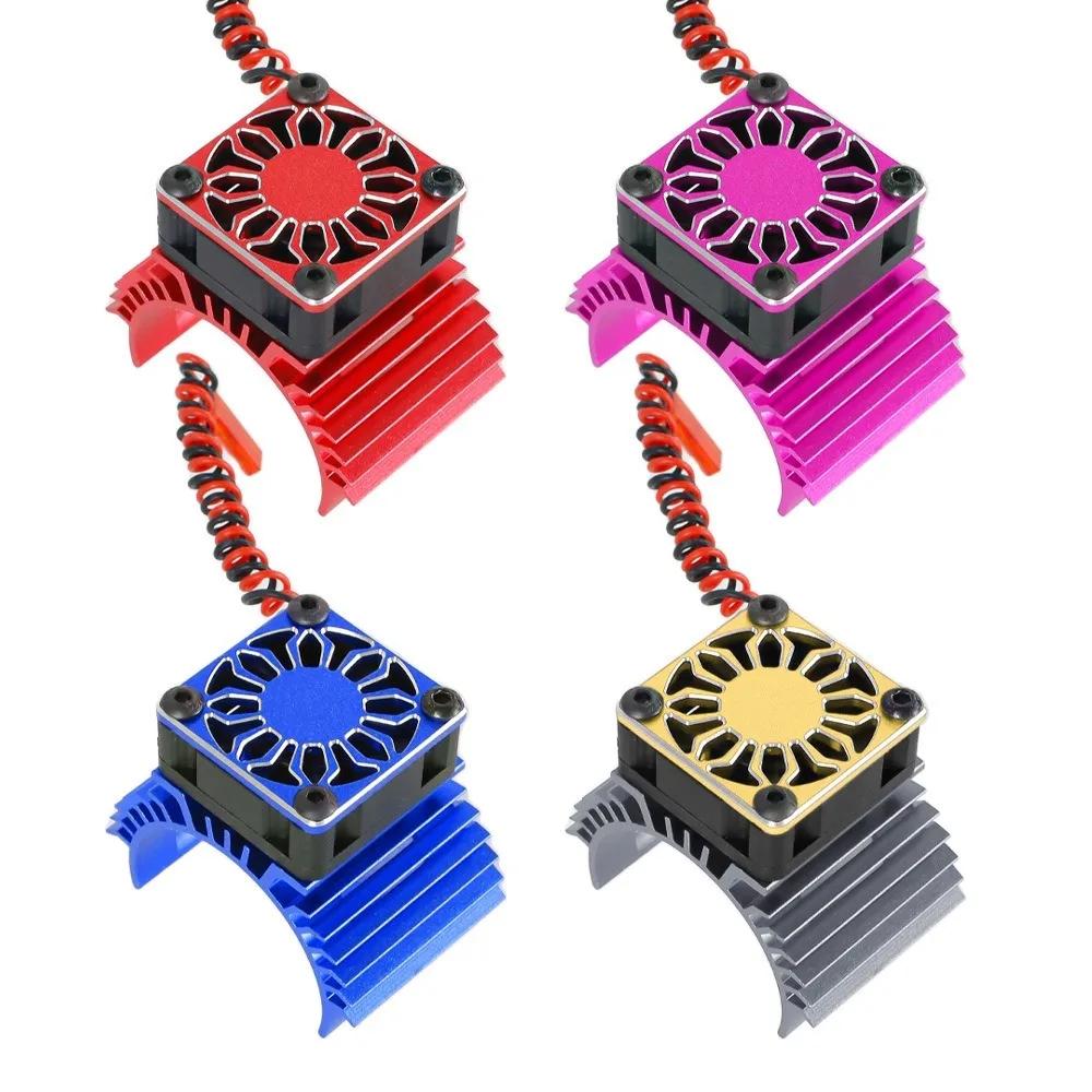 36mm 외경 모터용 RC 자동차 540 550 3650 3660 3674 브러시리스 전기 모터 커버 히트싱크 냉각 팬