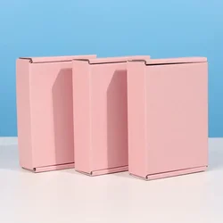 Custom Logo Pink Shipping Boxes for Small Business Small Corrugated Mailer Cardboard Boxes for Packaging Gift Boxes