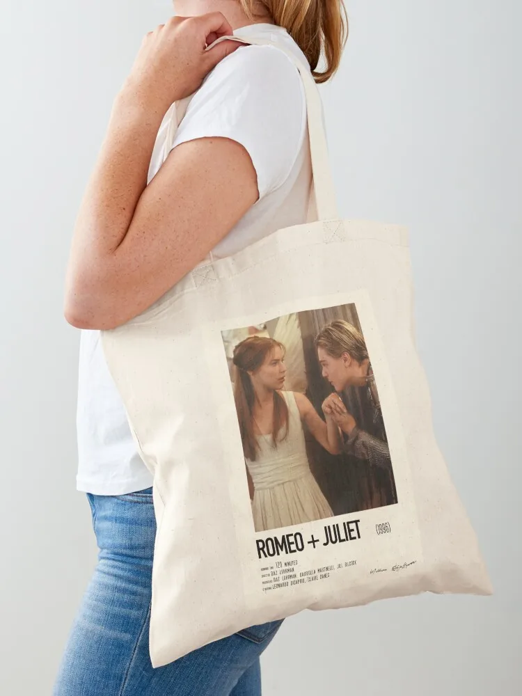 

romeo + juliet movie poster 1996 Tote Bag Shopper bag cute pouch bag Women's bags