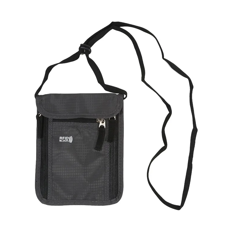 حقيبة سفر، محفظة للرقبة، حامل جواز سفر عائلي، حافظة منظمة مع محفظة جواز سفر RFID، محفظة سفر، ملحقات السفر #6