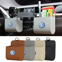 Car Air Outlet Storage Box Drink Holder With Hook Accessories For Volkswagen VW GTI R Golf Polo Tiguan Blue Passat Jetta Lavida