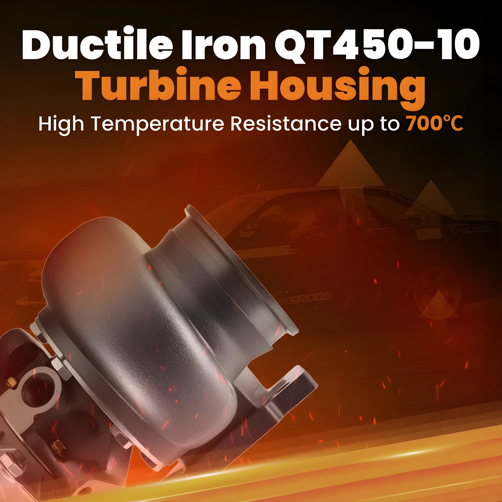 Universal Turbo Turbocharger Gt3037 T3 Flange For 4/6 Cyl 2.5l-3.0l Engines Universal Turbocharger GT30 GT3037 GT3076