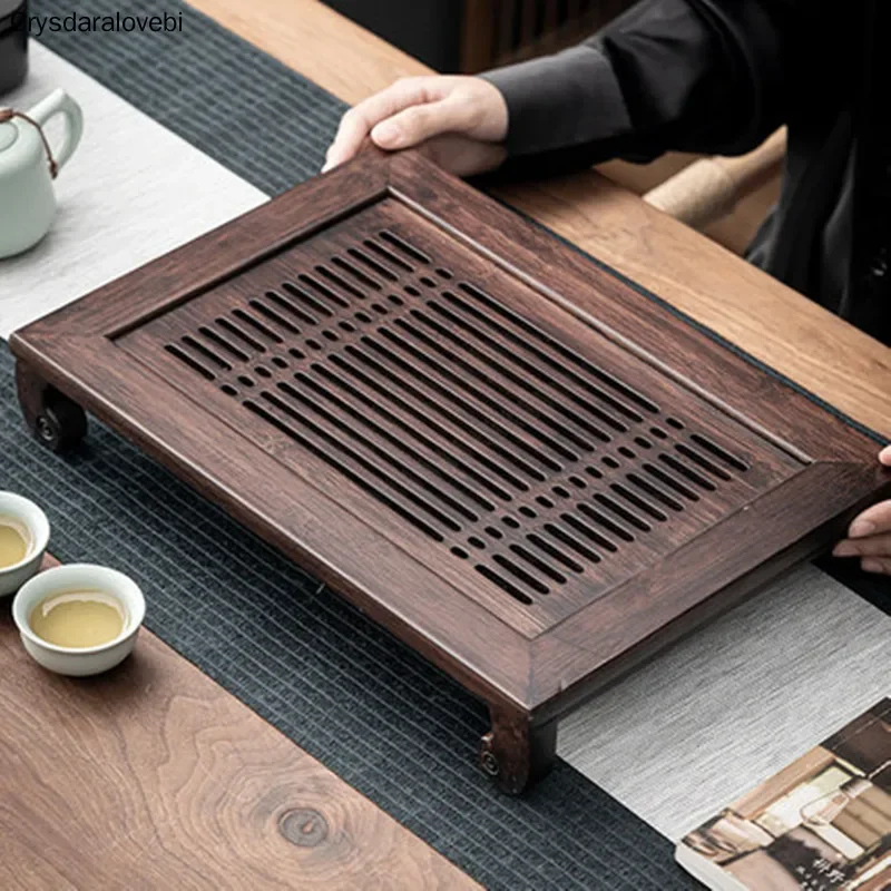

High Quality Chinese Tea Table Tray Tea Set Board Bamboo Natural Bamboo Wooden Tea Tray Tea Accessories Water Storage Tray