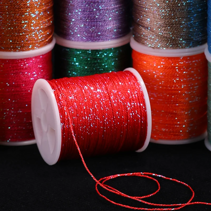 25meters 0.4mm Starlit Sky Nylon Thread Cord Macrame Cords For Bracelet Necklace Braided String Rope Line DIY Tassels Beading