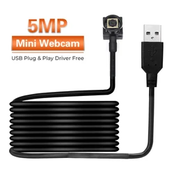 5MP Webcam Mini USB Camera for Laptop Video Camera 1080P P2P 2.8mm Lens Plug and Play Web Camera for Computer Full Hd PC Webcam