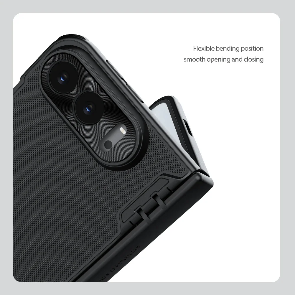 NILLKIN For iPhone Duo Ultra Super Frosted Shield Fold Magnetic Case Anti fall airbag phone case For iPhone Fold protective case