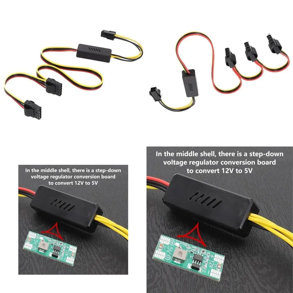 

31BA 4Pin to 4Pin Molex Power Cord for Desktop Hard Drive and Power Supply Extension