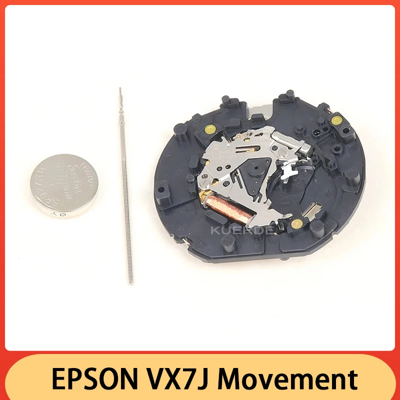 Giappone VX7J VX7JE movimento al quarzo 6 mani 3/6/9 piccolo secondo movimento dell'orologio accessori tempo di viaggio accurato con batteria