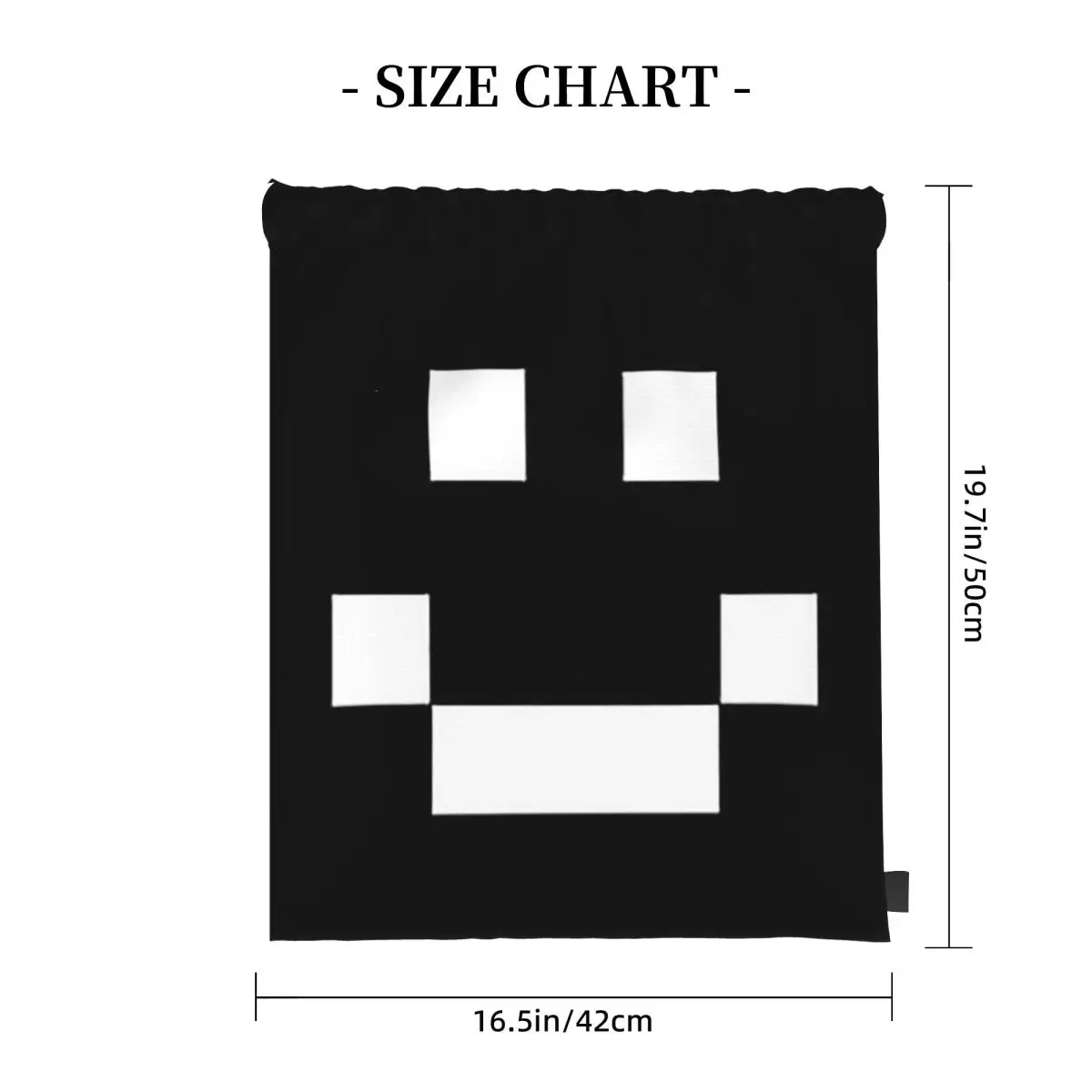 Quackity Merch Smile Logo Backpacks Multi-function Drawstring Bundle Pocket Storage Bag Book Bags for Man Woman Students