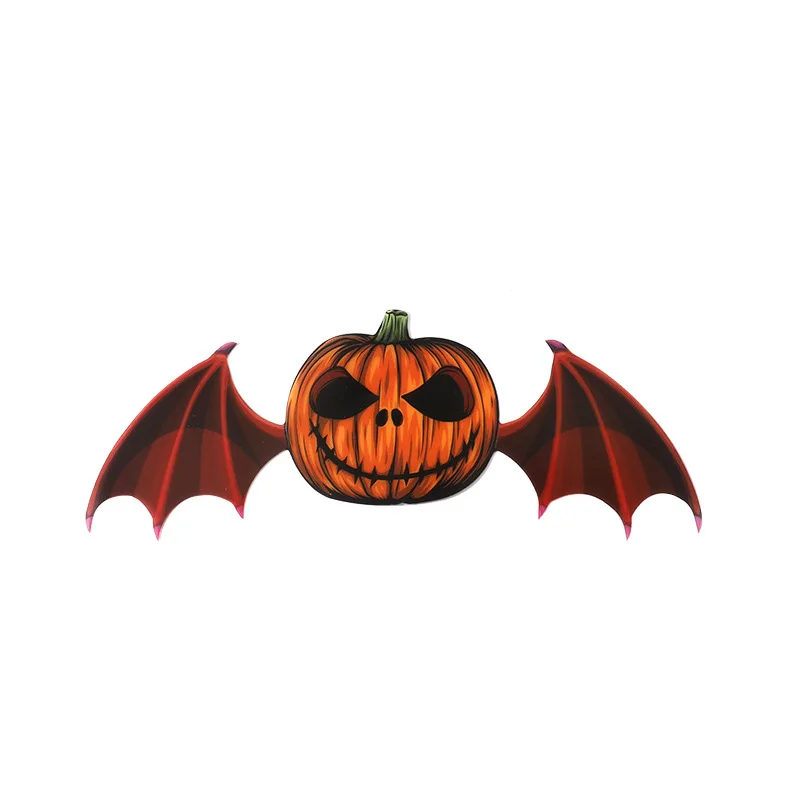 5Pcs 1Set Novelty Funny New Bat Halloween Little Night Light Ideas Light-emitting Toy Colorful Bat Halloween Room Decoration