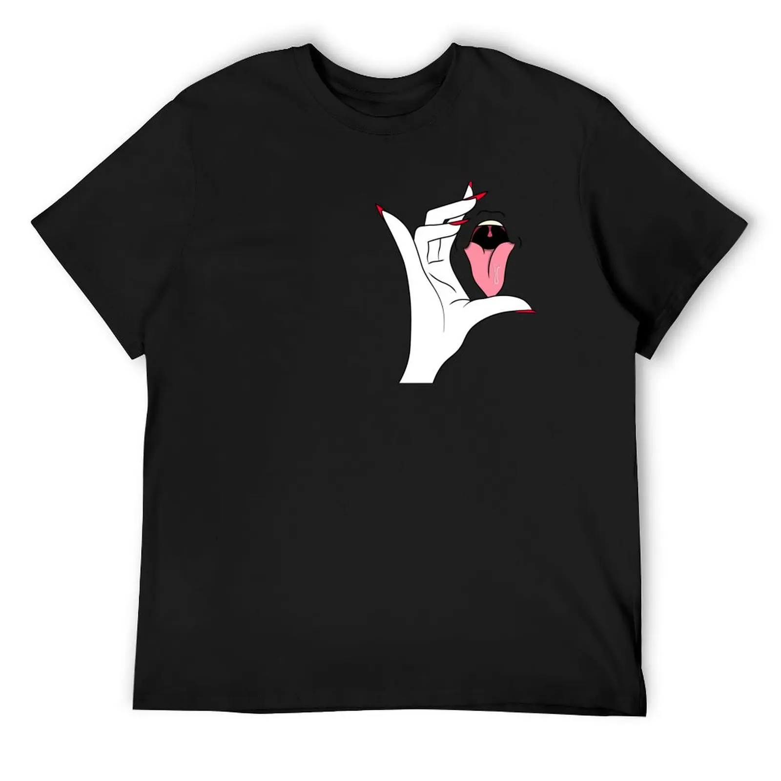 Sexy Cartoon Blowjob Illustration Deep Throat Queen T-Shirt