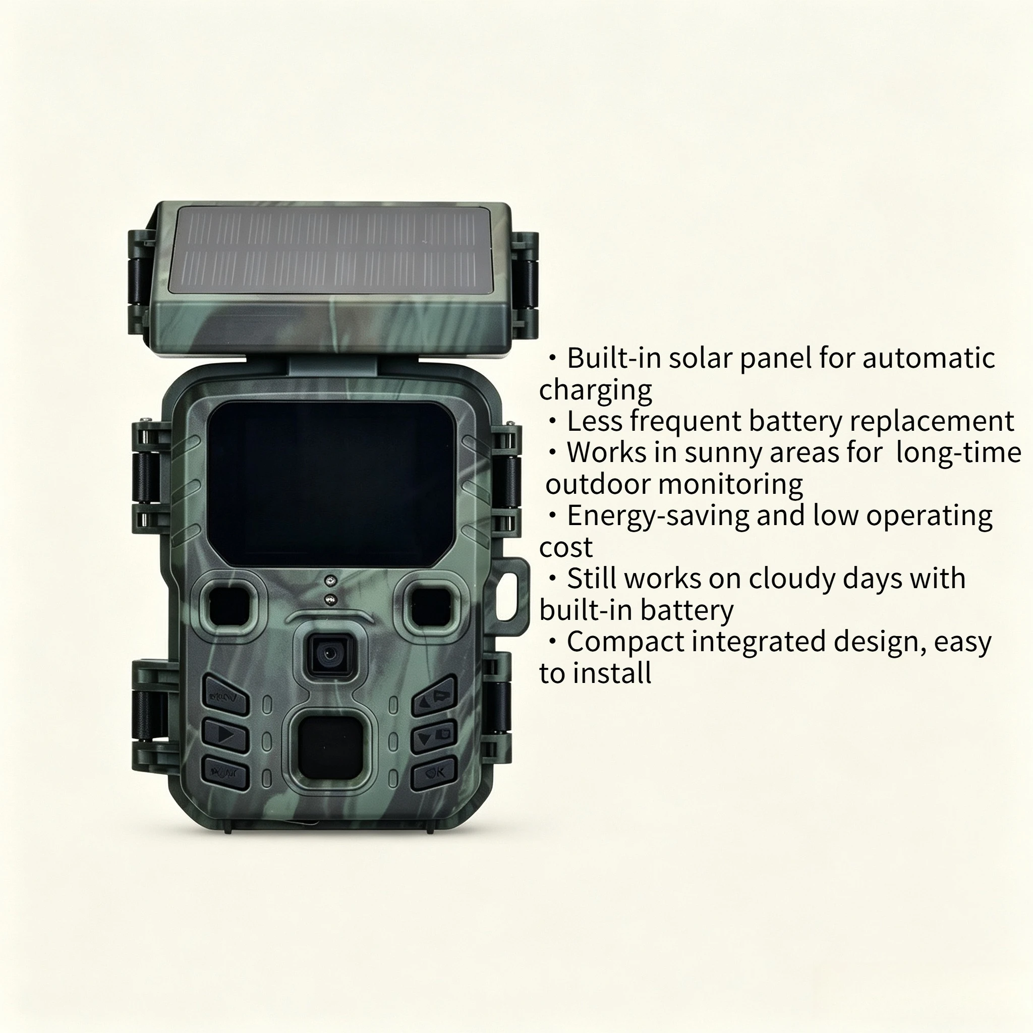 Mini Güneş Enerjili 4K 50MP 0. - Trail Camera Infrared incelemesi ve fiyatı