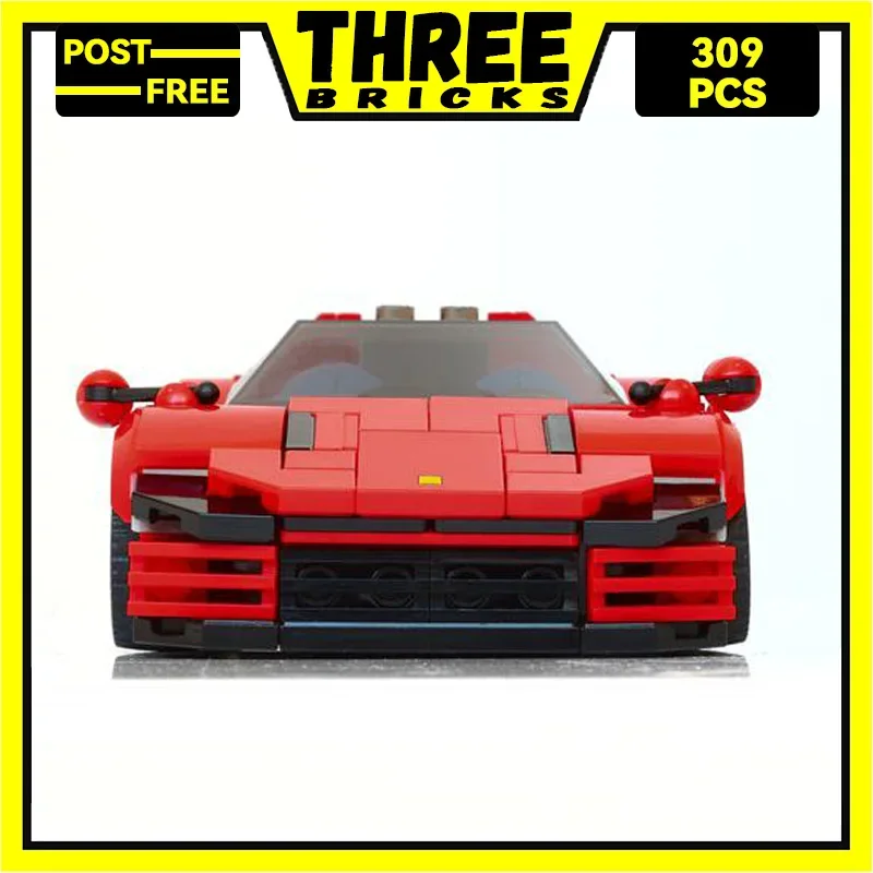 Three Bricks Moc klocki seria supercar Model prędkość mistrz SP3 technologia cegły DIY zabawki dla dzieci prezenty dla dzieci