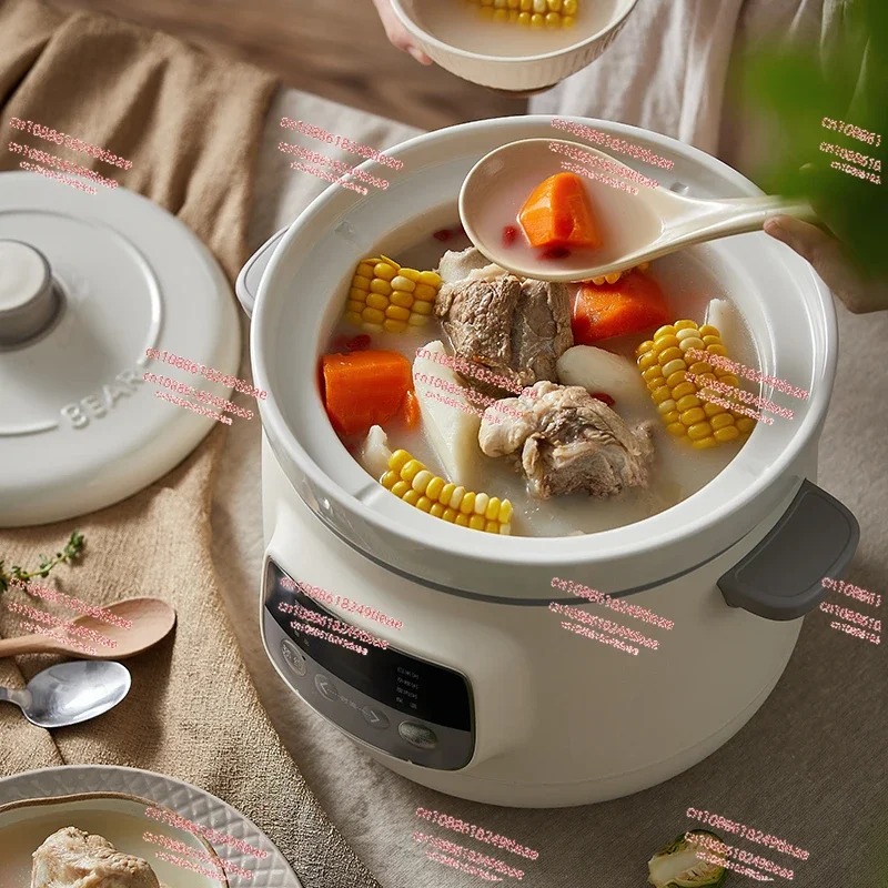 Electric stew pot soup pot porridge artifact household bird's nest stew cup ceramic multi-function automatic