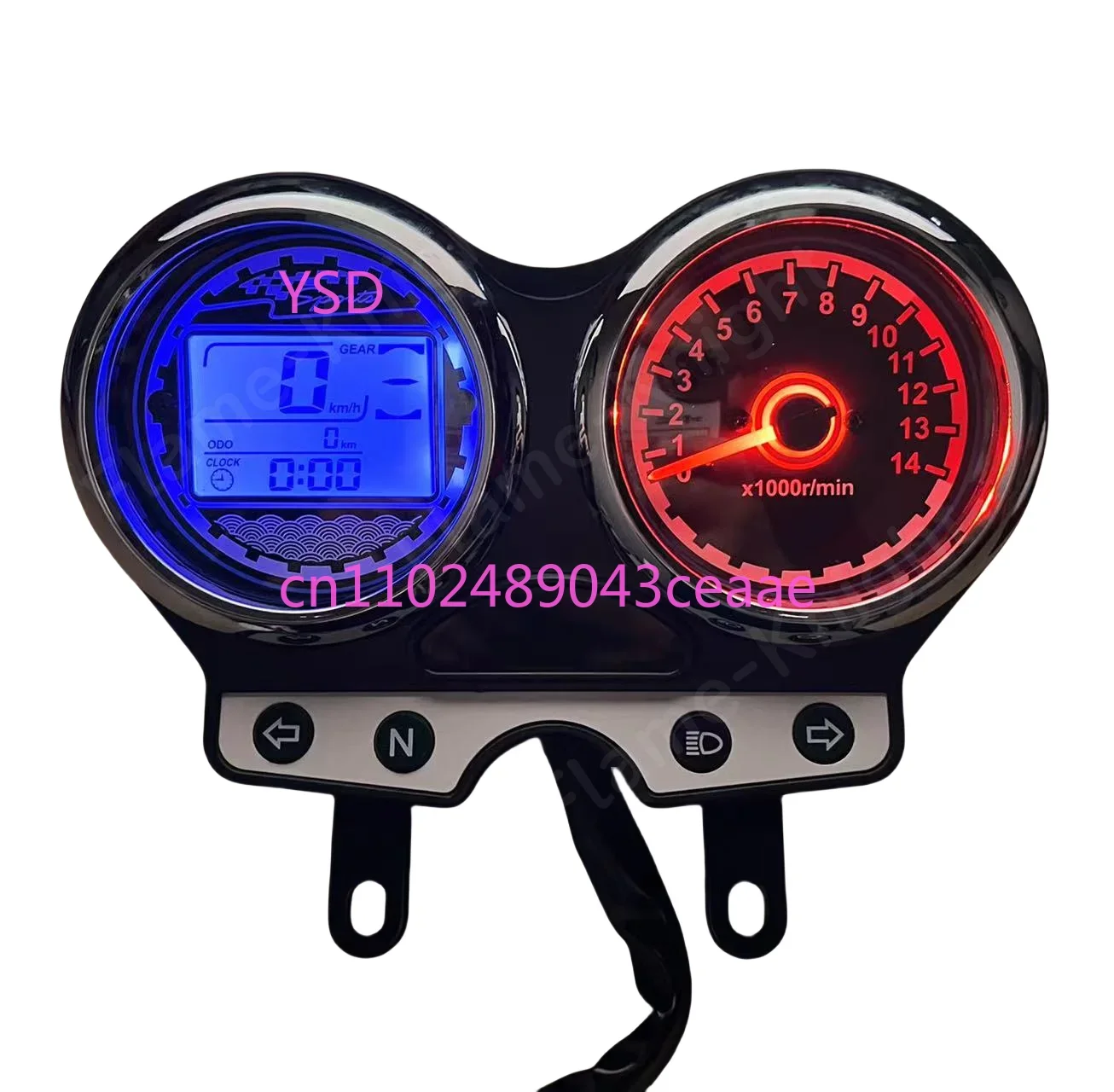 LCD Digital Meter Speedometer for Yes 125 EN125 EN123 3F EN150 EN 125 150 Odometer Tachometer Gauge