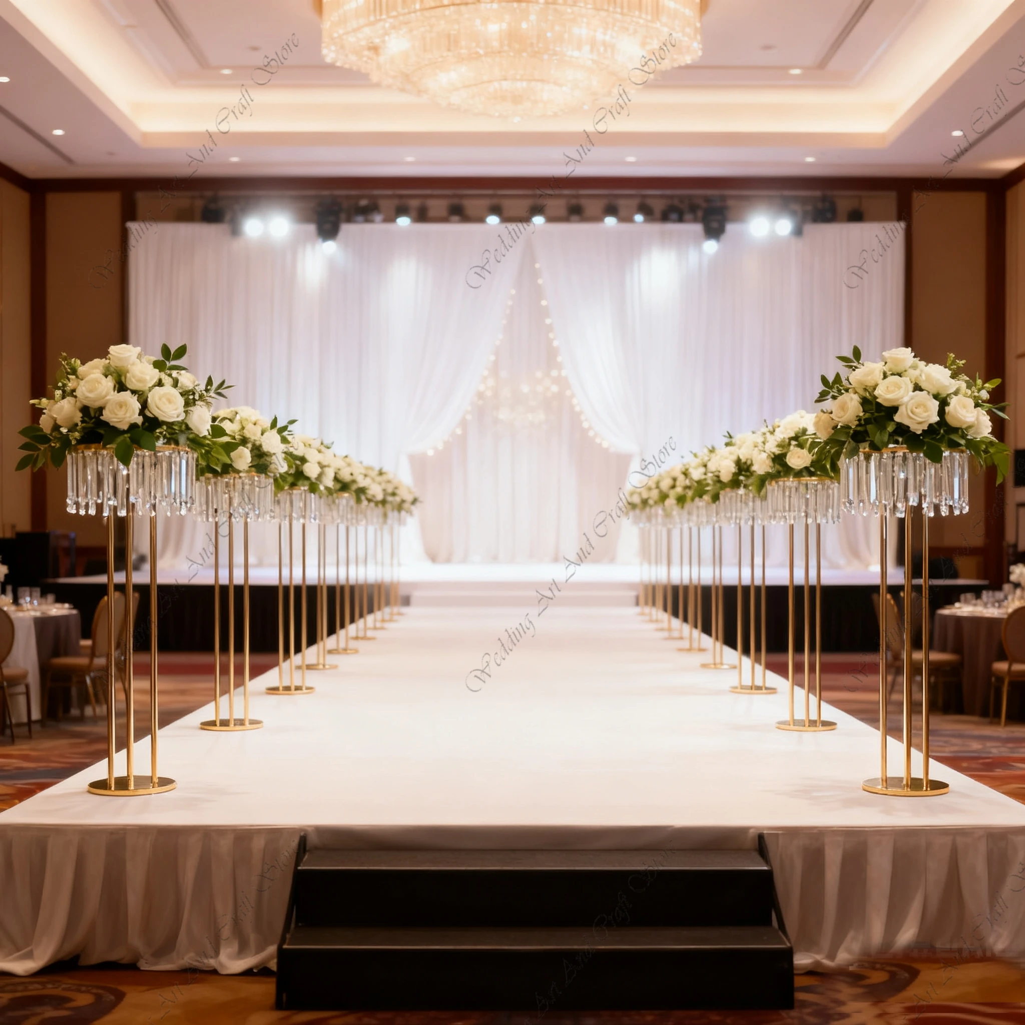 

120 см) f30 модная помолвка цветок организация подставка событие вечерние фоны плинтус арка свадебный стол цветочный центр свечи