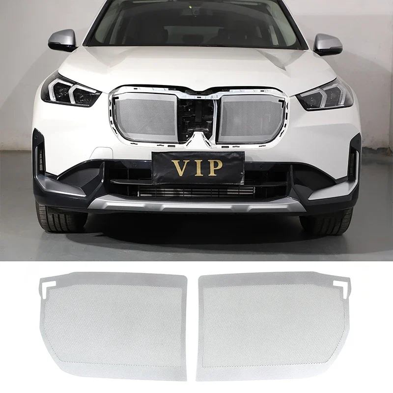 

For BMW X1 U11 2023 2024 Stainless Steel Car Grille Insect Proof Net Cover Decorative Accessories