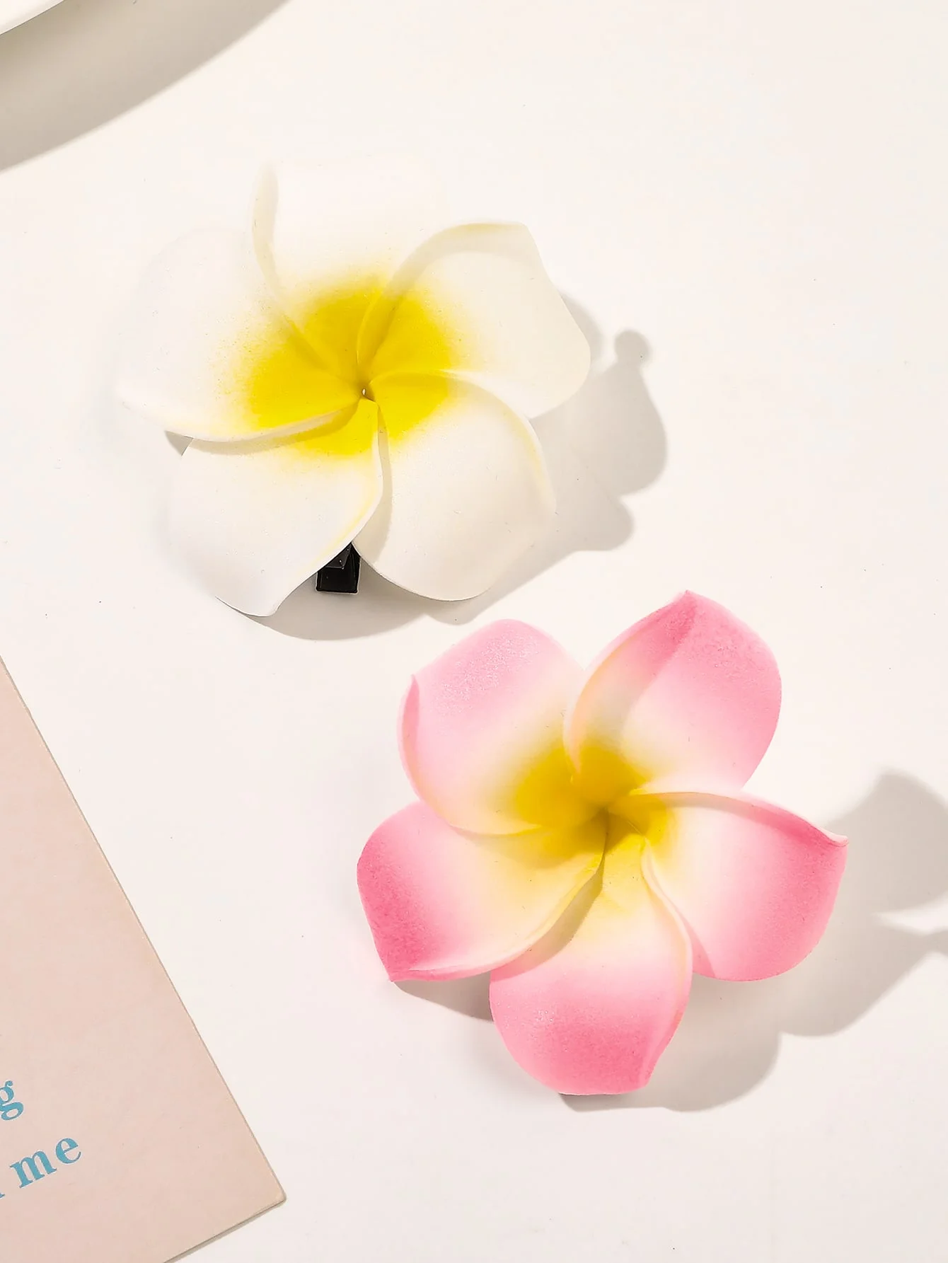 2 Pcs Colorful Flower Design Hair Clips, Fixed Non-slip, Hawaiian Style, Cute Accessories, Holiday Gift for Women and Girls