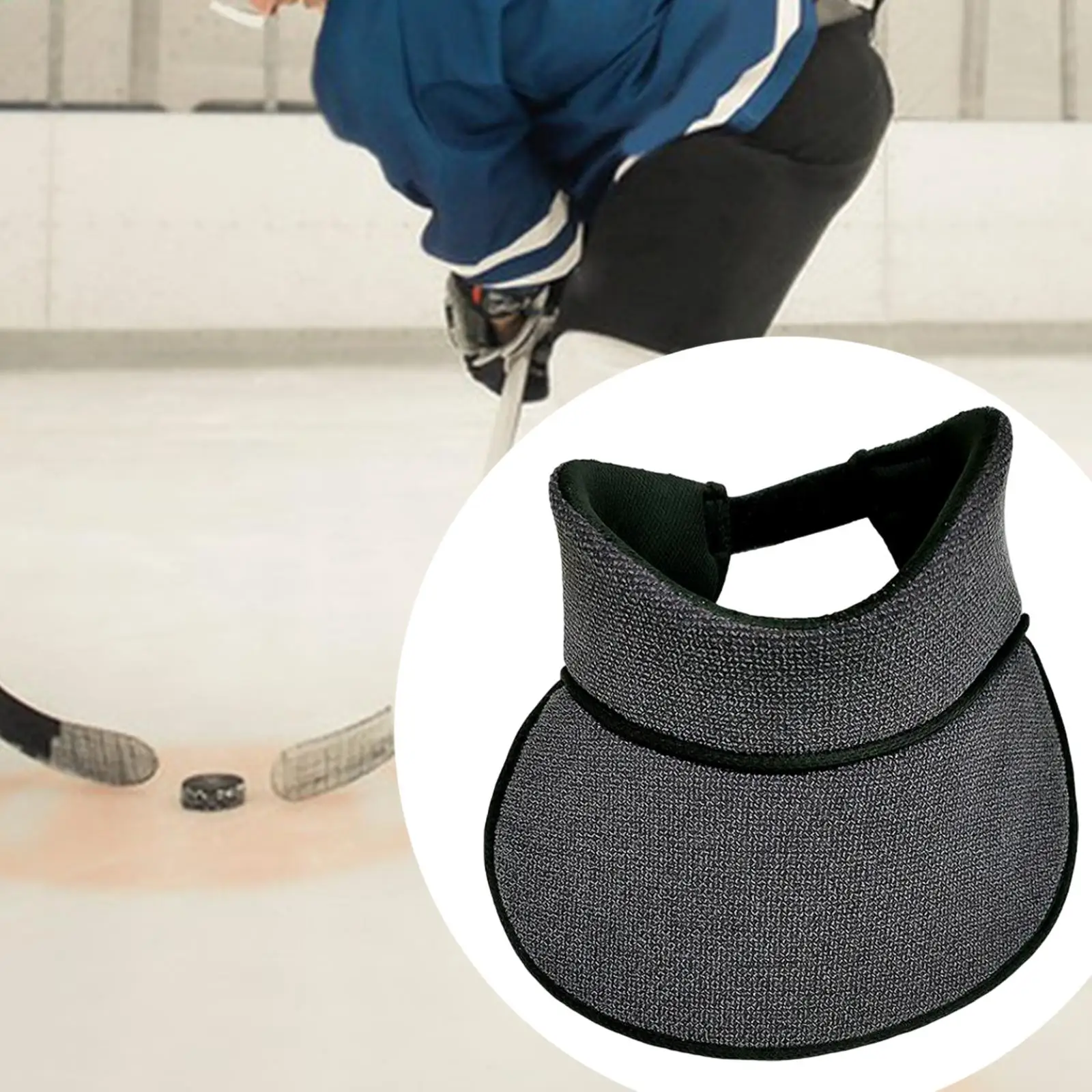 Hockey Neck Guard Neck Throat Guard Comfortable Universal Goalie Ice Hockey