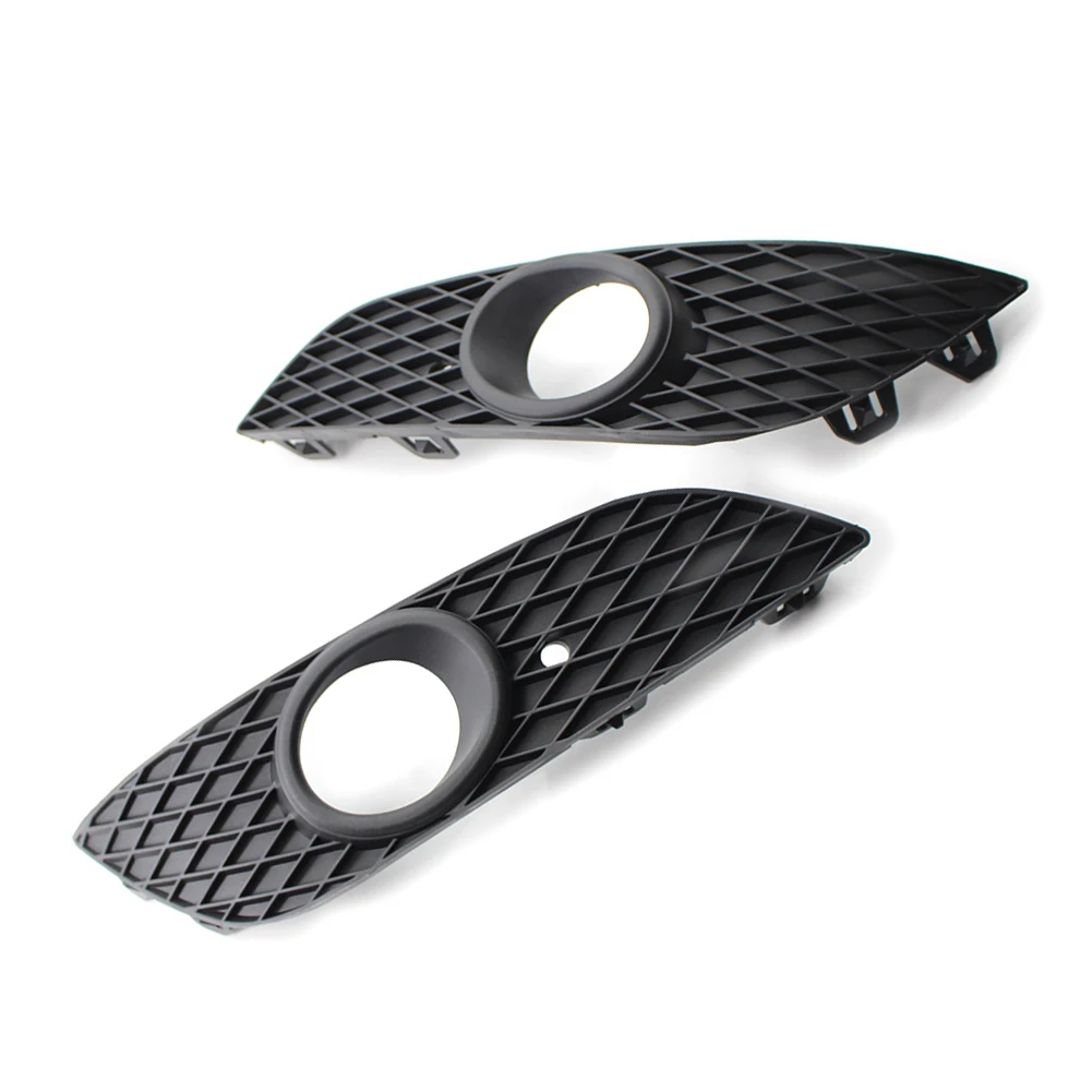 

Pair Front Fog Light Lamp Grille Cover For Vauxhall Astra H 2007 2012 Replace OE 1400409 1400410 Left Right Black