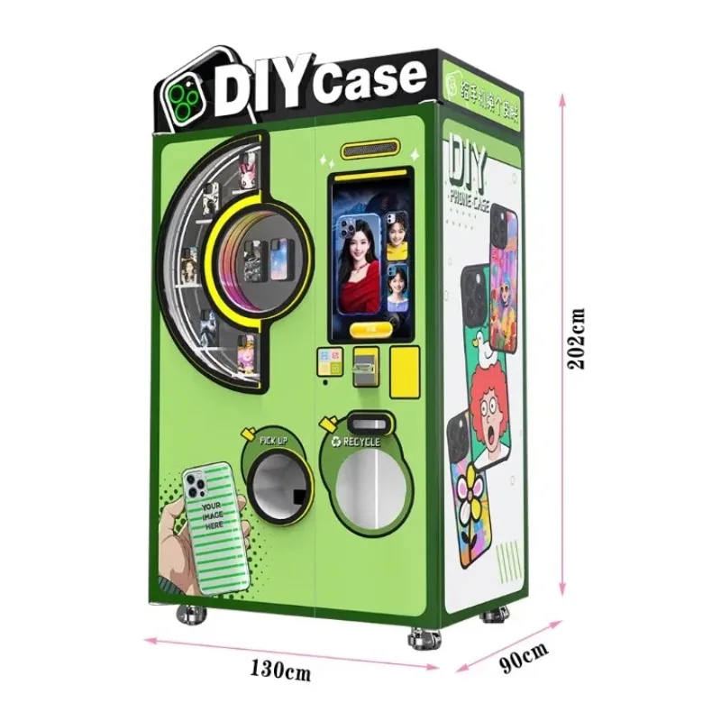 Customized Phone Case Vending Machine Automatic Mobile Cover Retail Display Smart Self Service Station