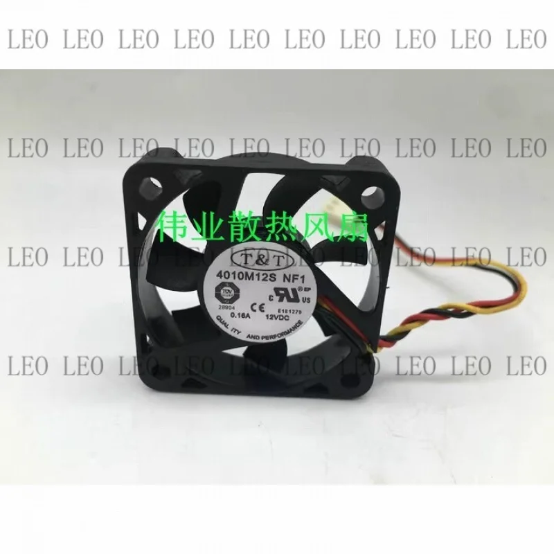 SL For T&T 4010M12S NF1 DC12V 0.16A 40*40*10mm 3-Wire Cooling Fan