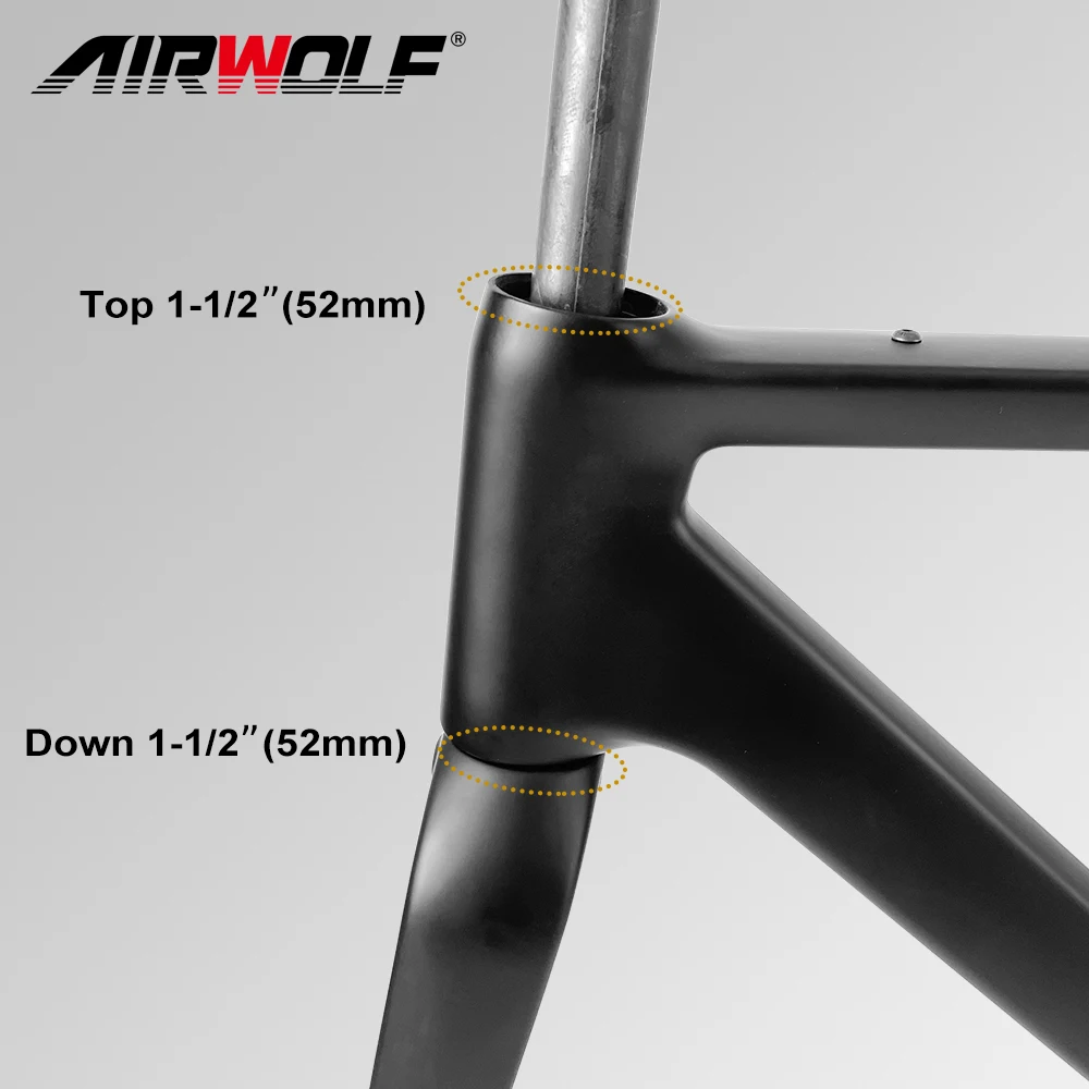 700*50C Gravel Bicycle Frame Cyclocross Carbon Frame Disc Brake Carbon Road Bike Frame Fork Seatpost T47 Thread