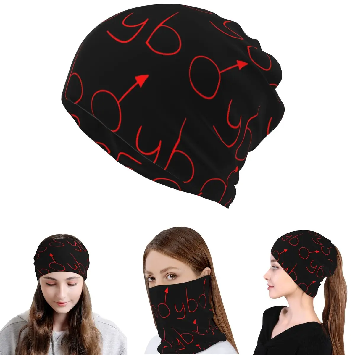 Boymoder Mütze und Hemd, Bandana, Halsschutz, magischer Schal, vielseitig einsetzbar, Fahrradschal, Mütze, Unisex, für Erwachsene, für alle Jahreszeiten