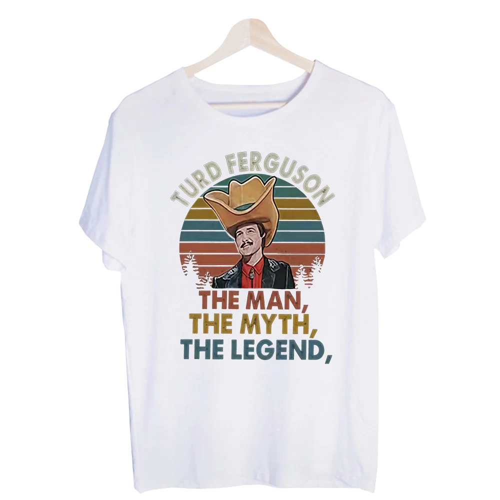 Men's Cowboy Hat Figure with Slogan-Style Graphic Tee, Vintage Retro Short Sleeve T-Shirt for Casual Daily Wear