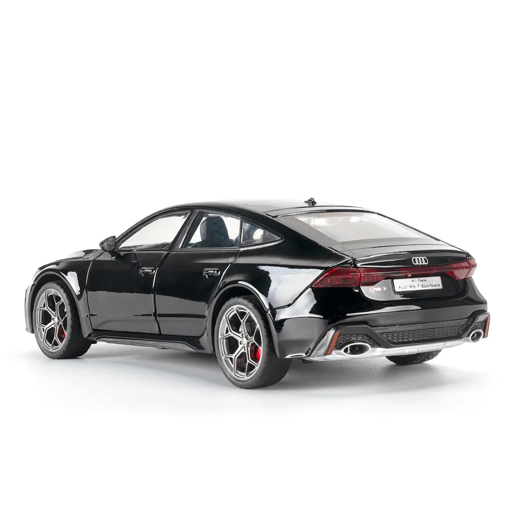 1:24 RS7 Model Auto Speelgoed Legering Diecast Geluid Licht Pull Back Simulatie Voertuig Modellen High end collectibles Gift 20