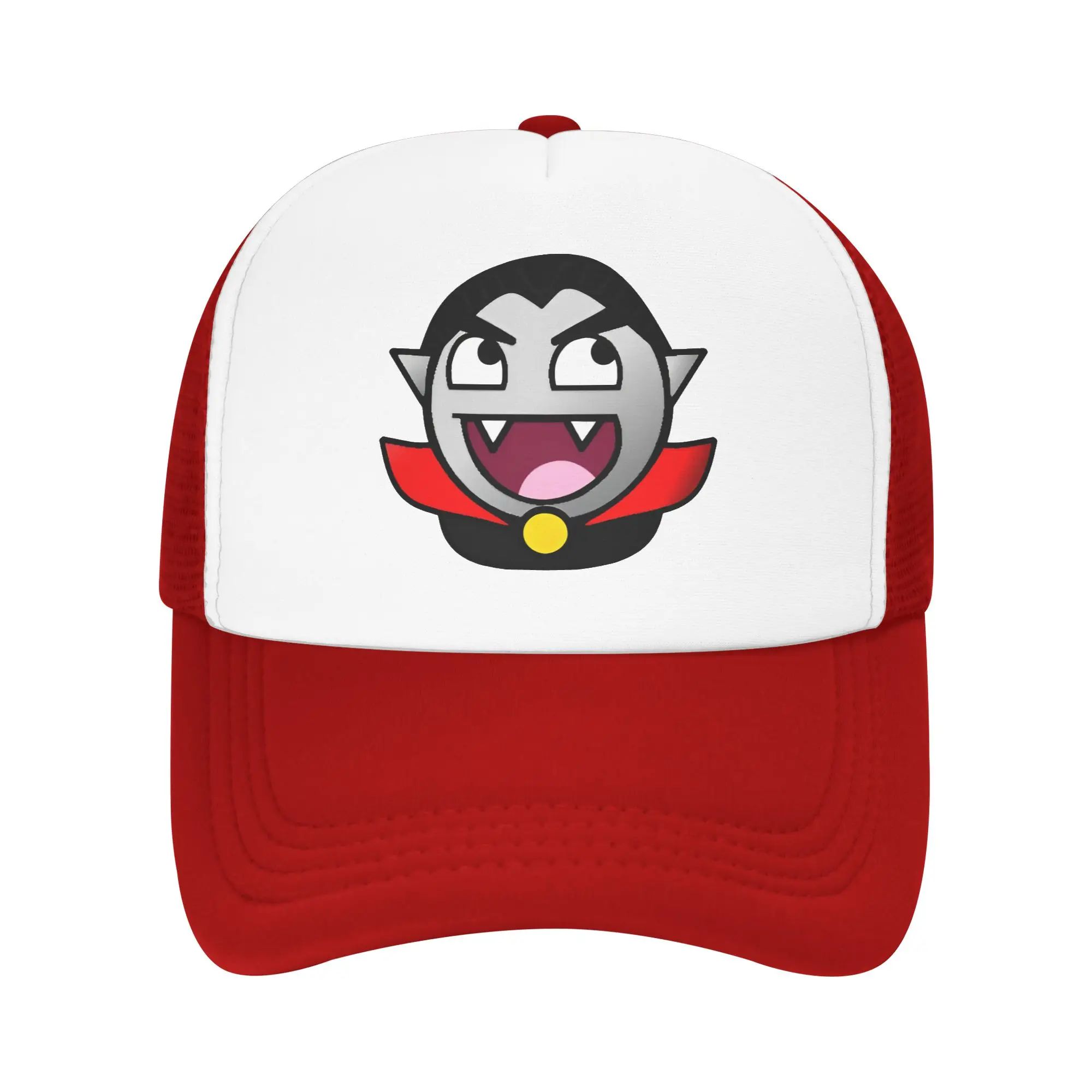  Beach Epic Face Vampire Snapback Hat For Men Women Summer Cooling Mesh Side Caps Hats Adjustable Fit For Casual Wear