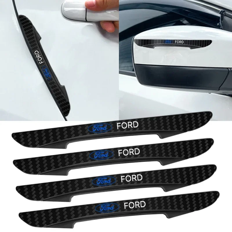 4Pcs Car Door Edge Anti-collision Protector Bar For Ford Focus 2 MK2 3 4 MK3 MK4 ST Mondeo Festiva Fusion Suit Fiesta Mustang