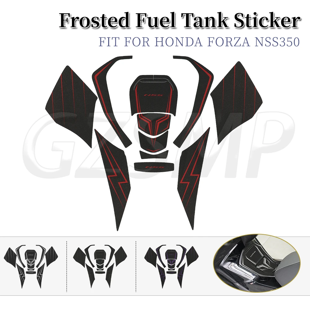 

Frosted Tank Pad Protector Fit for Honda Nss350 Forza 350 2025 Motorcycle Sticker Fuel Knee Grip Side Tracion Decals