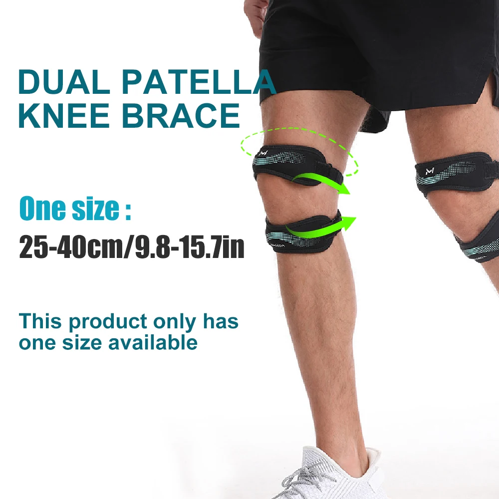 1/2PCS Knee Brace, Patellar Tendon Support Strap, Adjustable Knee Joint Strap for Running, Hiking, Arthritis, Injury Recover