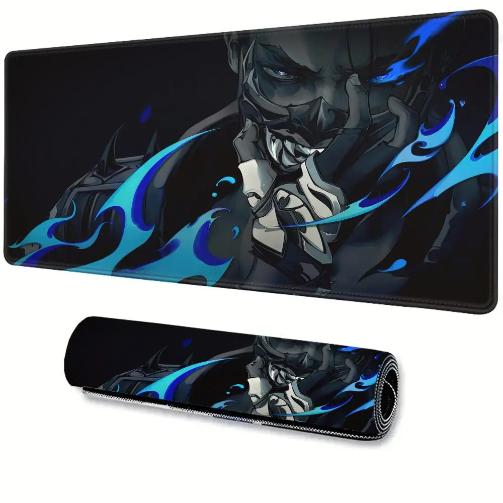 

Valorant-alfombrilla de ratón de Gaming Yoru, alfombrilla de escritorio grande personalizada para el hogar, alfombrilla de goma