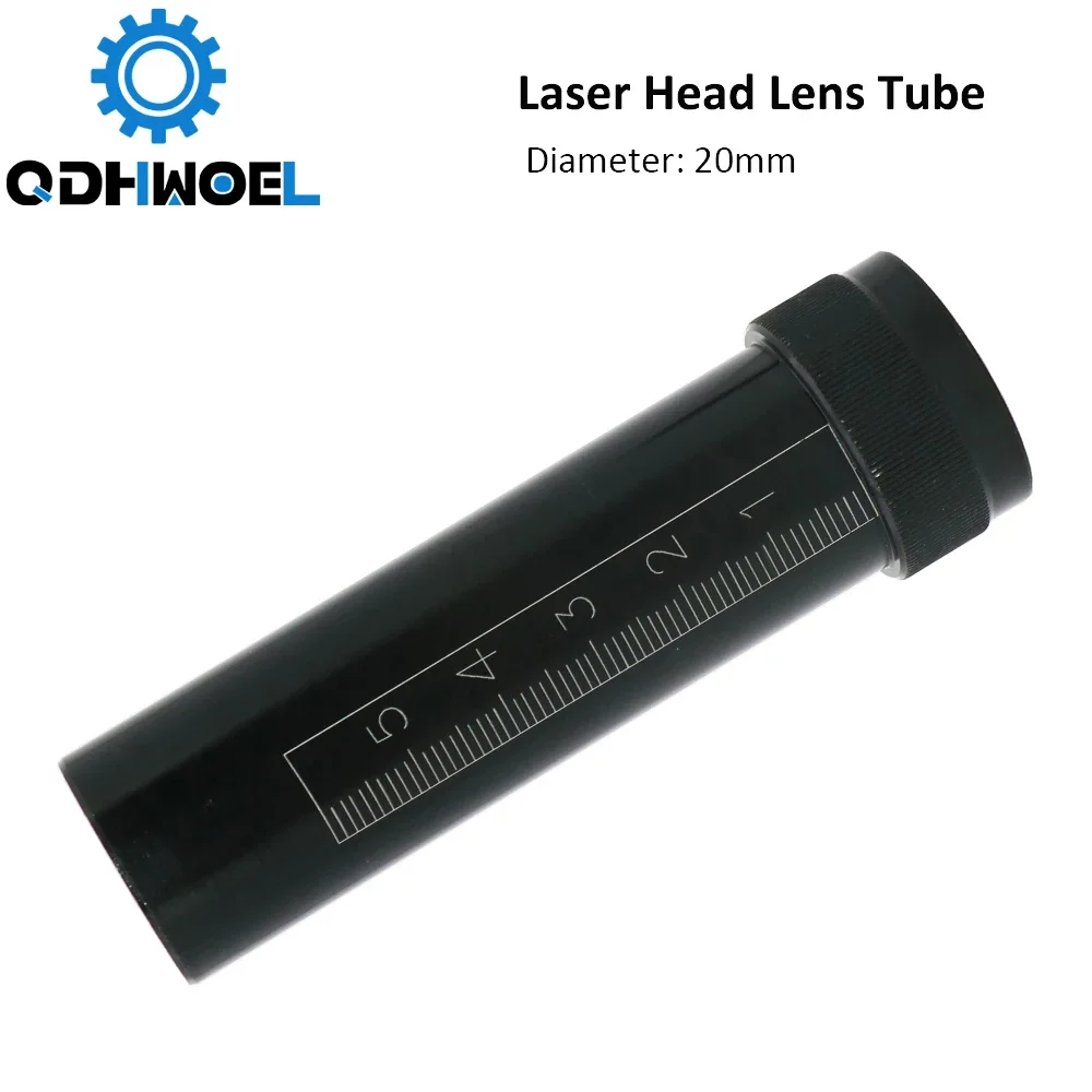 QDHWOEL  CO2 Laser Head Lens Tube O.D.25 Tube for D20 F50.8 Lens for CO2 Laser Cutting Engraving Machine