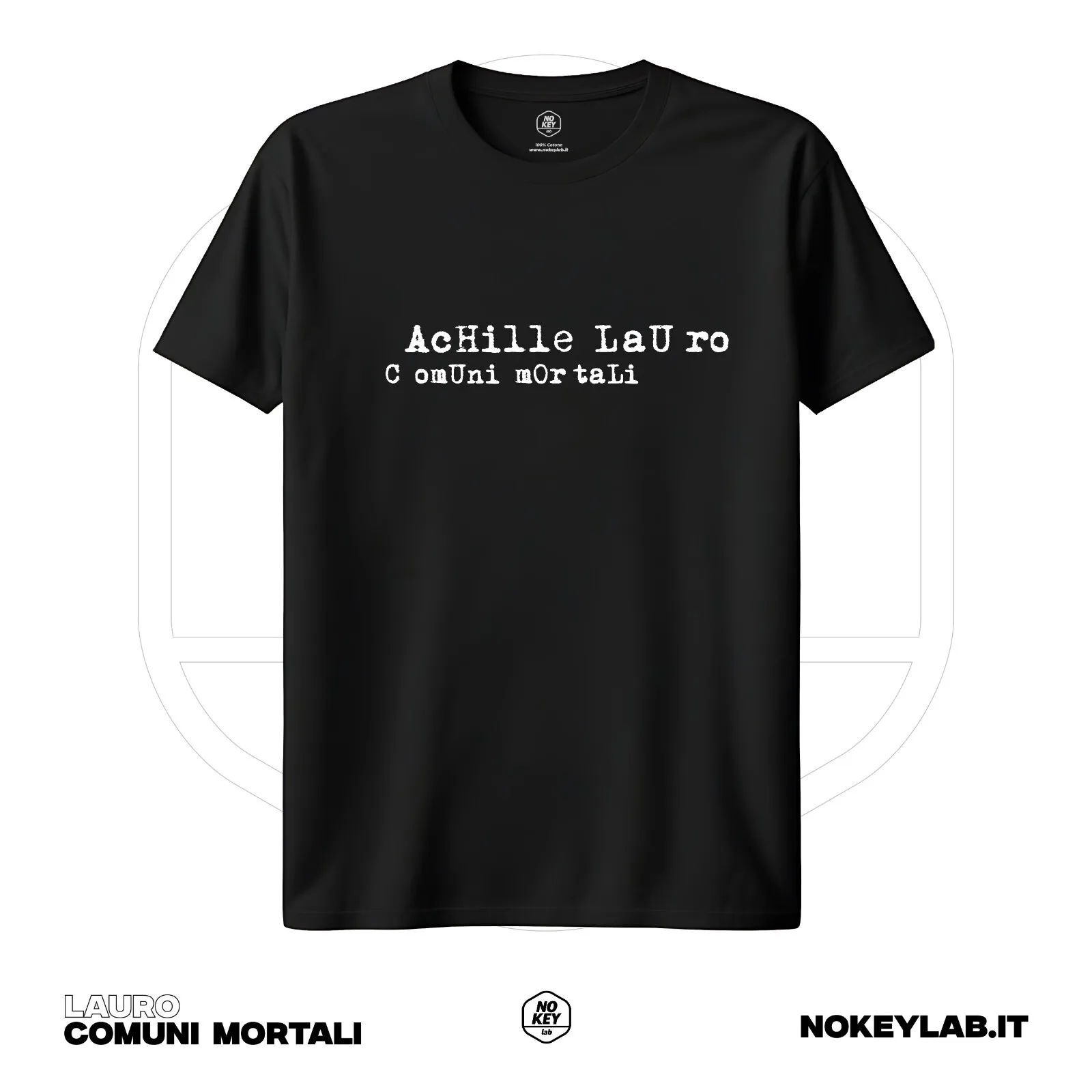 Achille Lauro T-Shirt Men Women - Fan Artist Music T-Shirt Sanremo Municipalities M-