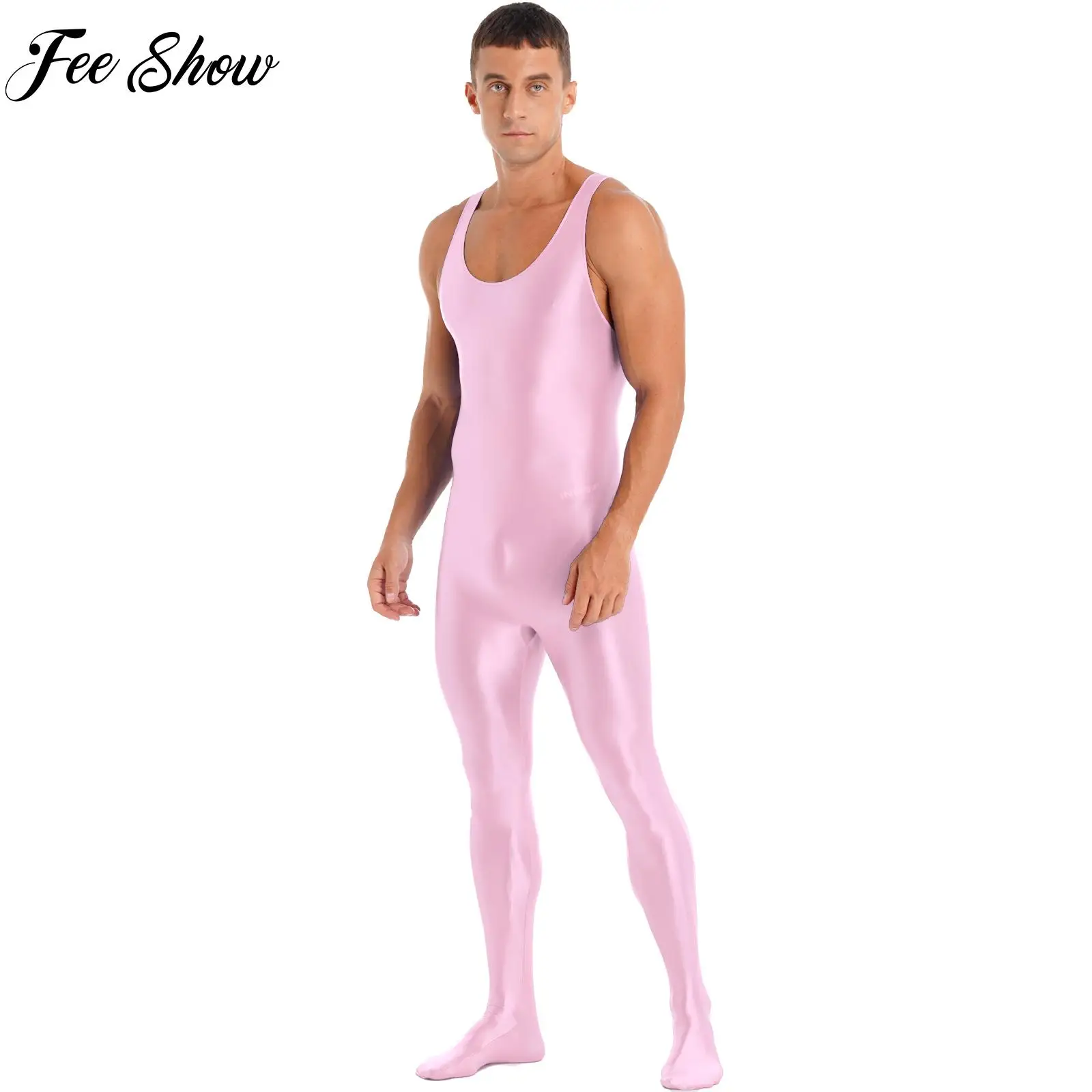 

Men Sleeveless Full Body Bodysuit Jumpsuit Sexy Lingerie Body Stockings Exotic Costumes Transparent Bodysuits Nightwear Porno