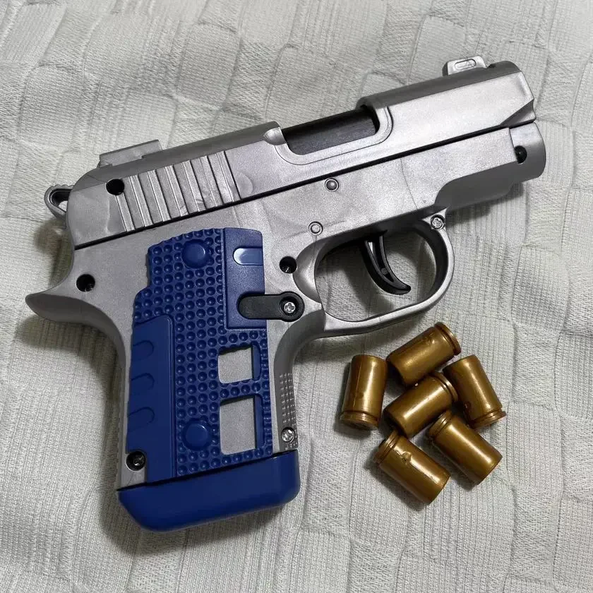 Mini Desert Eagle Pocket Toy Gun Continu Shell Throwing Education Gun Soft Bullet Airsoft Pistol Cadeau voor kinderen