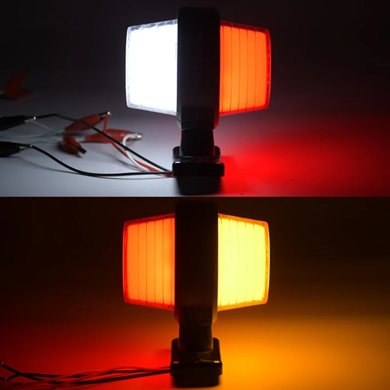 2pcs 12v-36v Truck lights Trailer lamp Tail Light truck Side Marker Indicators caravan rear Light tractor Signal Lights